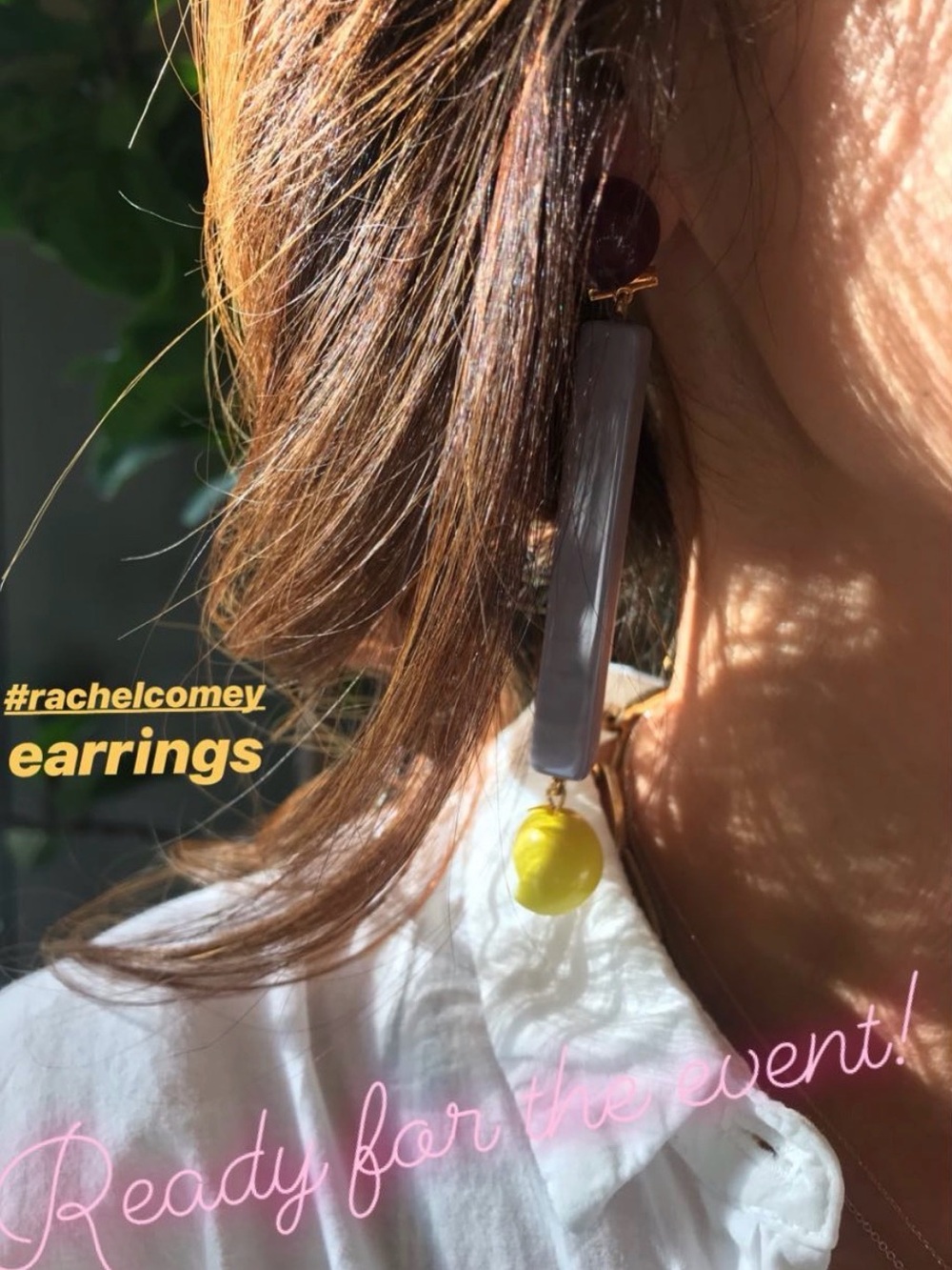 Rachel Comey Resin Drop Earrings